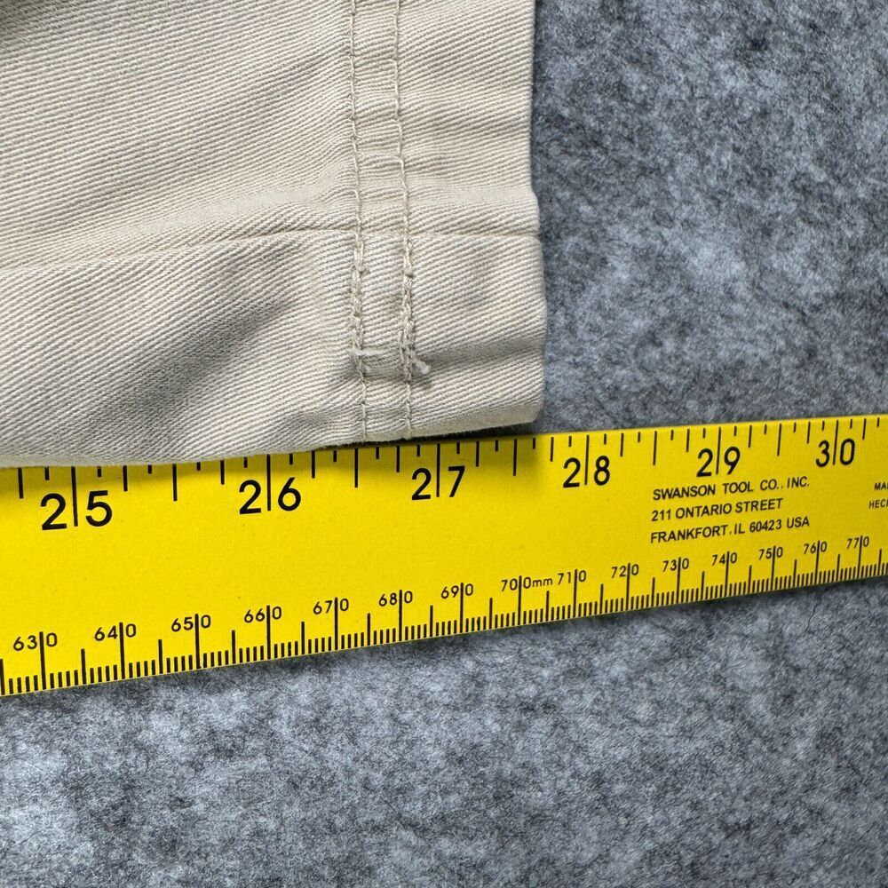 ScottEVest TEC Pants Mens 40x30 Fits 36x28 Beige Magnetic Pockets Nano Tiny Rip - Picture 3 of 12